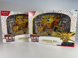 Pokemon TCG Scarlet Violet 151 Zapdos EX Collection Box Lot of 2 Sealed - Image 1
