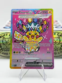 Pokemon Pikachu ex 277/217 Me: Ascended Heroes Holo SIR Special Illustration - Image 1