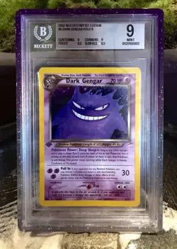 Pokemon Dark Gengar Neo Destiny 1st Edition Holo Rare #6 BGS 9 Mint *New Cert* - Image 1