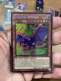 C-Crush Wyvern LCKC-EN021 Unlimited Secret Rare Near Mint +Bonus FREE SHIPPING! - Image 1