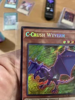 C-Crush Wyvern LCKC-EN021 Unlimited Secret Rare Near Mint +Bonus FREE SHIPPING! - Image 4
