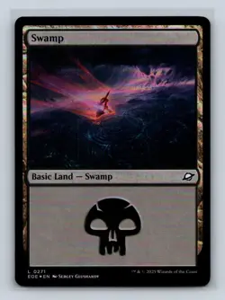 Swamp (0271) Edge of Eternities #271 MTG Foil - Image 1