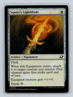 Squire's Lightblade Edge of Eternities #36 MTG Foil - Image 1