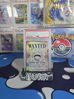 PSA 10 Monkey D. Luffy Wanted Alt Art #119 OP09 2024 One Piece Card Japanese - Image 1