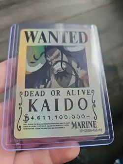 Marine - One Piece - Wanted Dead or Alive Kaido Card OP-WA201-TJL-11 - Image 3