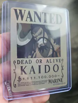 Marine - One Piece - Wanted Dead or Alive Kaido Card OP-WA201-TJL-11 - Image 4