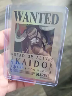 Marine - One Piece - Wanted Dead or Alive Kaido Card OP-WA201-TJL-11 - Image 5