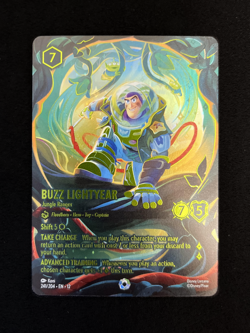 Disney Lorcana Buzz Lightyear Jungle Ranger ICONIC 241/204 Wilds Unknown NM - Image 1