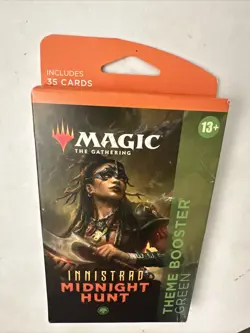 New Magic the Gathering Innistrad Midnight Hunt Green Theme Booster - 35 Cards - Image 3