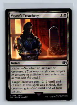Vayne's Treachery FINAL FANTASY #124 MTG Non Foil - Image 1