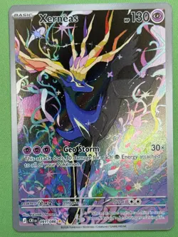 Xerneas 091/086 Illustration Rare CRI Chaos Rising Pokemon Card English NM Holo - Image 1