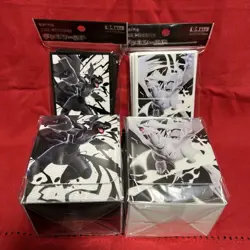 Pokemon TCG Japan Card Sleeves & Deck Box Black Bolt & White Flare - Image 1