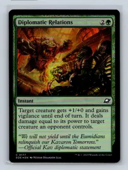 Diplomatic Relations Edge of Eternities #177 MTG Foil - Image 1