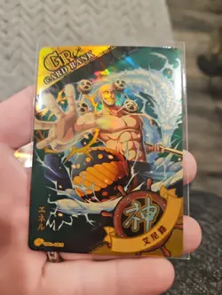 One Piece Trading Card Fish Man Island Enel GR16 PACK FRESH Rainbow HOLO Foil - Image 1