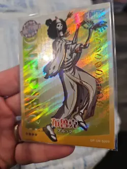 One Piece Collectible Trading Thick Card Stock Brook Soul King UR-S009 - Image 2