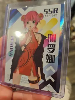 One Piece Collectible Thick Card Stock Foil Card Perona SSR 002 - Image 2