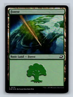Forest (0276) Edge of Eternities #276 MTG Foil - Image 1