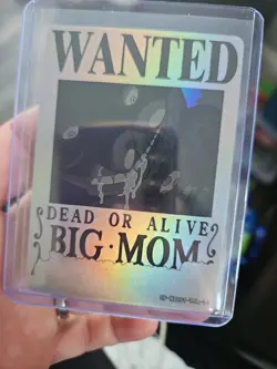 Big Mom Marine One Piece Wanted Dead or Alive Card OP-WA201-TJL-14 Holo Foil - Image 5