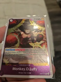 Monkey D. Luffy OP07-073 R 500 Years in the Future ONE PIECE Card Cold Foil - Image 3