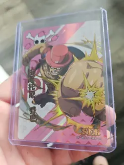 One Piece Trading Card Tony Tony Chopper Collector Card Holo Foil SER06 SECRET - Image 2