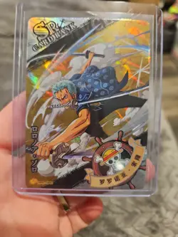 One Piece Collectible Trading Card Roronoa Zoro One Piece Foil SR-02 - Image 1