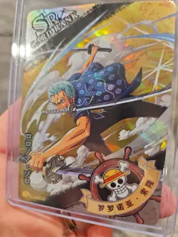 One Piece Collectible Trading Card Roronoa Zoro One Piece Foil SR-02 - Image 2