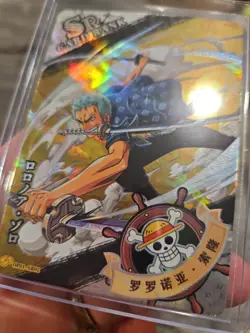 One Piece Collectible Trading Card Roronoa Zoro One Piece Foil SR-02 - Image 3