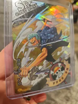 One Piece Collectible Trading Card Roronoa Zoro One Piece Foil SR-02 - Image 4