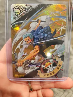 One Piece Collectible Trading Card Roronoa Zoro One Piece Foil SR-02 - Image 5
