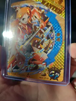 Nami CP NO5 CP-02 One Piece Anime Card Holo Foil Rare Pull - Image 2