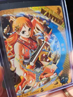 Nami CP NO5 CP-02 One Piece Anime Card Holo Foil Rare Pull - Image 5