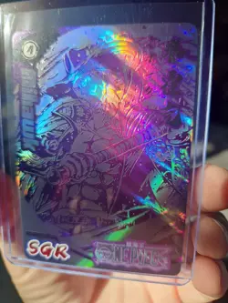 Mihawk NO5 SGR-04 One Piece Anime TCG CCG Anime Card Foil Holo - Image 1