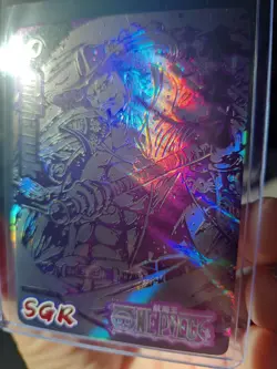Mihawk NO5 SGR-04 One Piece Anime TCG CCG Anime Card Foil Holo - Image 2