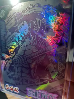 Mihawk NO5 SGR-04 One Piece Anime TCG CCG Anime Card Foil Holo - Image 3