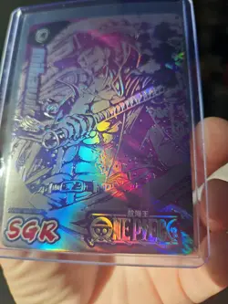 Mihawk NO5 SGR-04 One Piece Anime TCG CCG Anime Card Foil Holo - Image 4