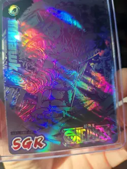 Mihawk NO5 SGR-04 One Piece Anime TCG CCG Anime Card Foil Holo - Image 5
