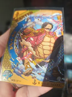 Gol D. Roger CP NO5 CP-11 One Piece Anime Card Holo Foil Rare Pull - Image 3