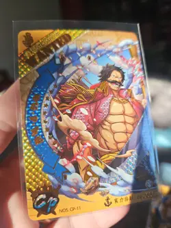 Gol D. Roger CP NO5 CP-11 One Piece Anime Card Holo Foil Rare Pull - Image 4