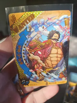 Gol D. Roger CP NO5 CP-11 One Piece Anime Card Holo Foil Rare Pull - Image 5