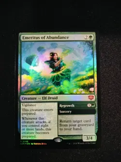 MTG Emeritus Of Abundance Foil 0145 Strixhaven SOS NM - Image 1
