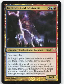 Keranos, God of Storms *Foil* JOU 151 NM - Image 1
