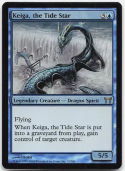 Keiga, the Tide Star *Foil* CHK 72 NM-LP - Image 1