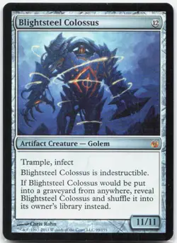 Blightsteel Colossus *Foil* MBS 99 NM - Image 1