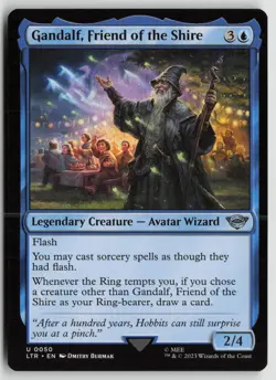 Gandalf, Friend of the Shire LP 50 Lord of the Rings MTG - Image 1