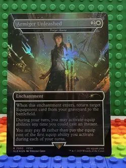 1x Armiger Unleashed - Forge Anew (Rainbow Foil) - Secret Lair Drop - NM - MTG - Image 1