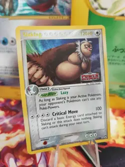 Pokemon Karte Card Letarking Slaking Ex Power Keepers Reverse Stamp Holo NM - Image 1