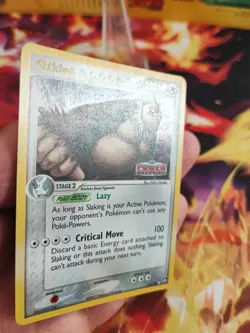 Pokemon Karte Card Letarking Slaking Ex Power Keepers Reverse Stamp Holo NM - Image 3