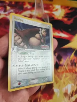 Pokemon Karte Card Letarking Slaking Ex Power Keepers Reverse Stamp Holo NM - Image 5