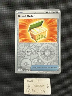 Pokemon Temporal Forces - Boxed Order - 143/162 - Reverse Holo - M/NM - Image 1