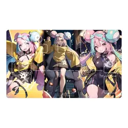 Pokemon Board Game Mat Iono 18 Playmat Games Mousepad Play Mat of TCG NEW！ - Image 1
